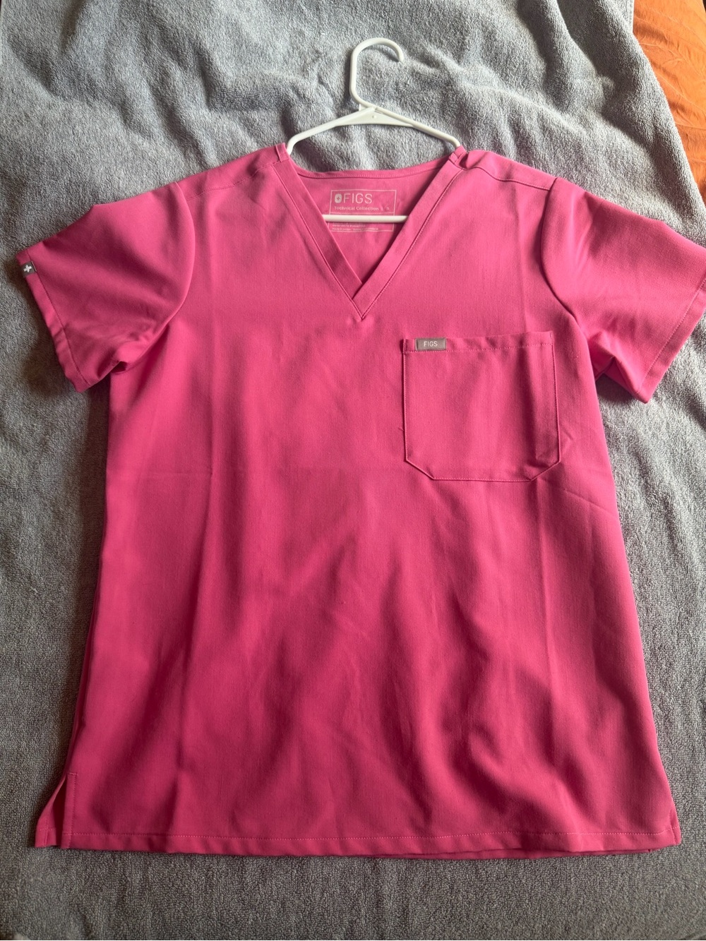 Figs Caterina Top Women’s Small F’ing Pink